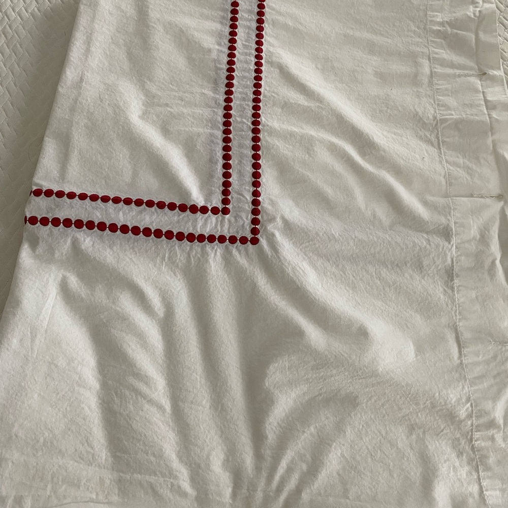 Pottery Barn shower curtain